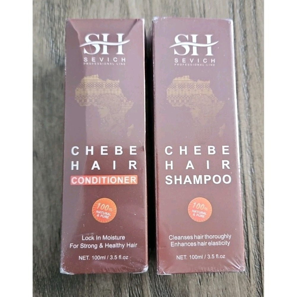 SEVICH Naturals Chebe Shampoo & Conditioner Set 3.5oz ea.  African Chebe Powder